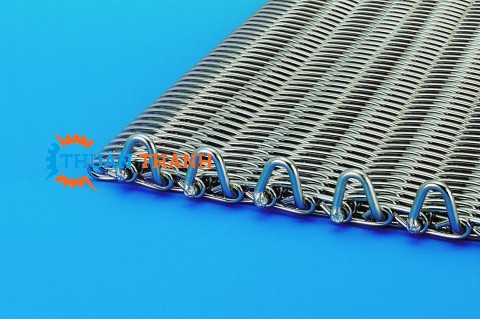 Băng tải lưới sợi xoắn inox - ty xỏ thẳng 7